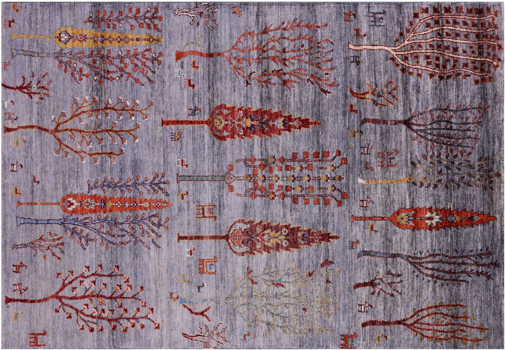 Tribal Persian Gabbeh Hand Knotted Wool Rug - Manhattan Rugs