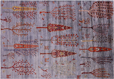 Tribal Persian Gabbeh Hand Knotted Wool Rug - Manhattan Rugs