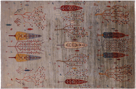 Handmade Tribal Persian Gabbeh Wool Rug - Manhattan Rugs