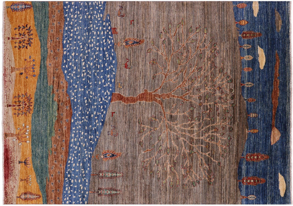 Persian Gabbeh Tribal Hand-Knotted Rug - Manhattan Rugs