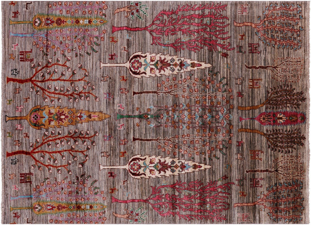Tribal Persian Gabbeh Hand Knotted Rug - Manhattan Rugs