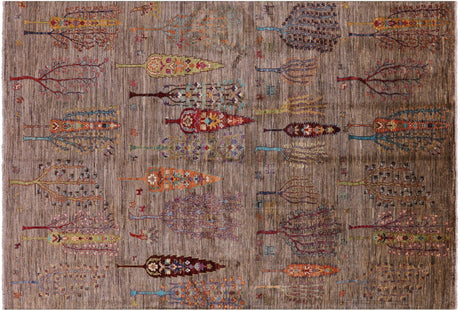 Tribal Persian Gabbeh Hand Knotted Rug - Manhattan Rugs