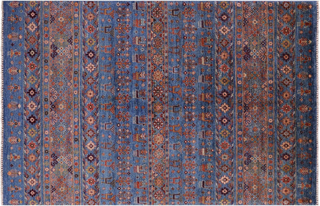 Tribal Persian Gabbeh Hand-Knotted Rug - Manhattan Rugs