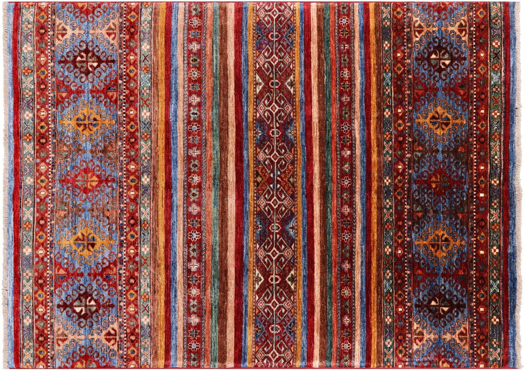 Handmade Khorjin Super Kazak Wool Rug - Manhattan Rugs