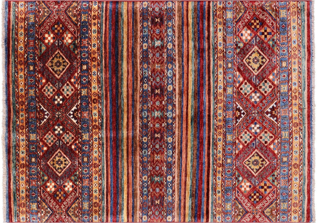 Khorjin Super Kazak Handmade Wool Rug - Manhattan Rugs