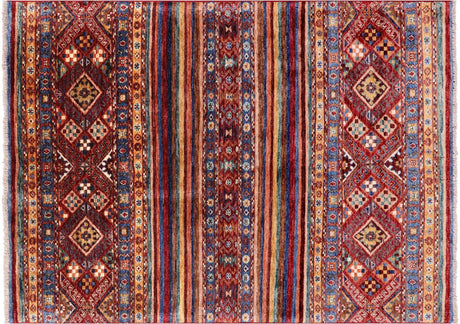 Khorjin Super Kazak Handmade Wool Rug - Manhattan Rugs