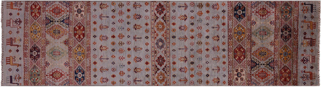 Runner Tribal Persian Gabbeh Hand Knotted Rug - Manhattan Rugs