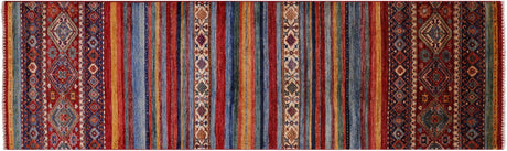 Runner Khorjin Super Kazak Handmade Rug - Manhattan Rugs