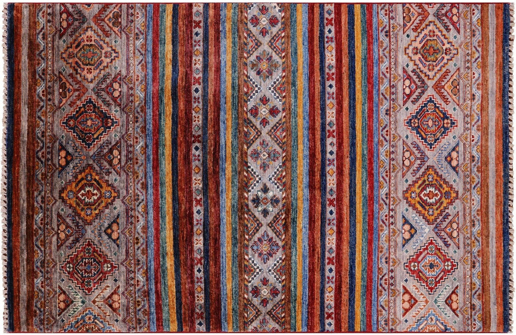 Super Kazak Khorjin Hand Knotted Rug - Manhattan Rugs
