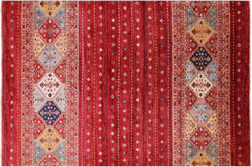 Super Kazak Khorjin Hand-Knotted Rug - Manhattan Rugs