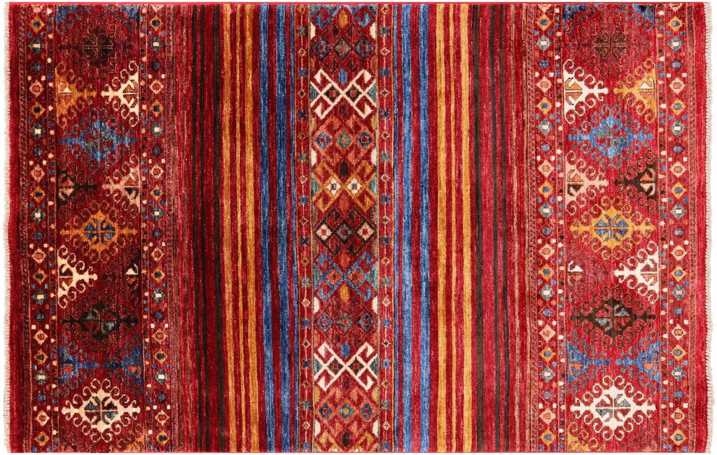 Khorjin Super Kazak Handmade Wool Rug - Manhattan Rugs