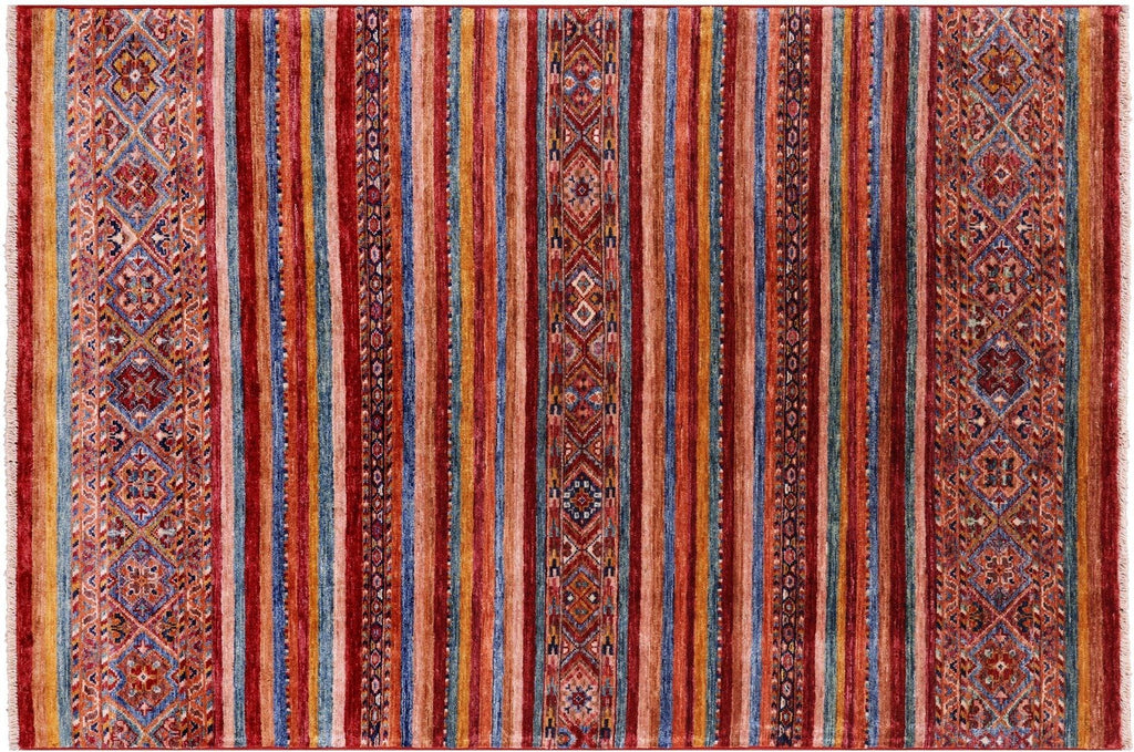 Super Kazak Khorjin Hand Knotted Rug - Manhattan Rugs
