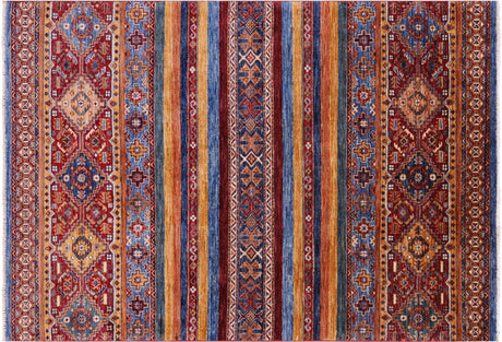 Super Kazak Khorjin Hand-Knotted Wool Rug - Manhattan Rugs