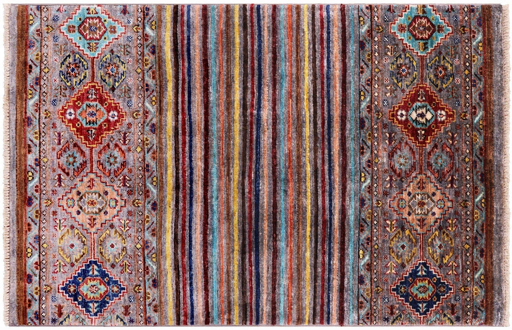 Handmade Khorjin Super Kazak Rug - Manhattan Rugs