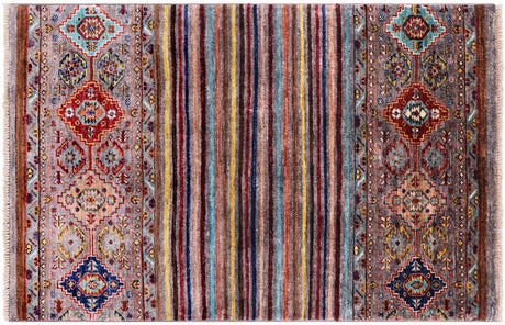 Handmade Khorjin Super Kazak Rug - Manhattan Rugs
