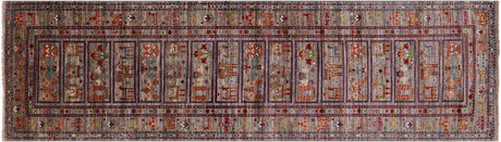 Tribal Persian Gabbeh Handmade Runner Rug - Manhattan Rugs