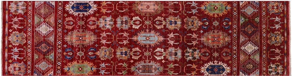 Runner Super Kazak Khorjin Hand Knotted Rug - Manhattan Rugs