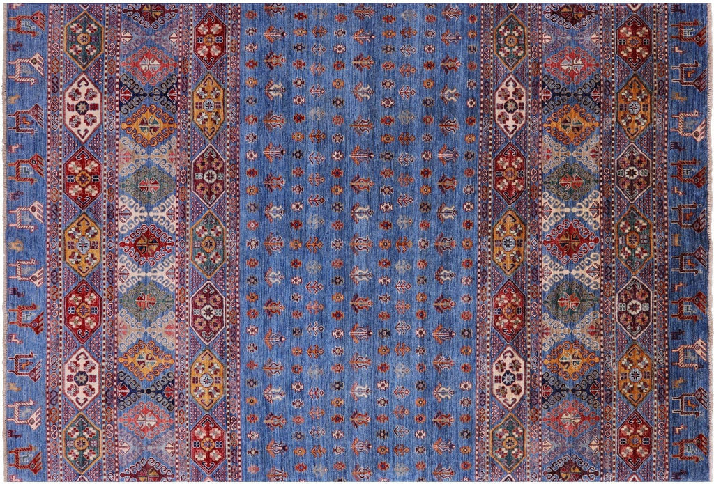 Hand Knotted Persian Gabbeh Tribal Wool Rug - Manhattan Rugs