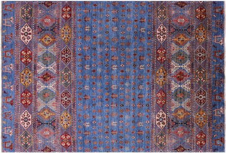 Hand Knotted Persian Gabbeh Tribal Wool Rug - Manhattan Rugs