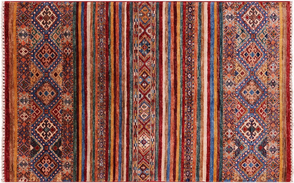 Super Kazak Khorjin Hand Knotted Rug - Manhattan Rugs