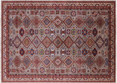 Super Kazak Hand Knotted Wool Rug - Manhattan Rugs