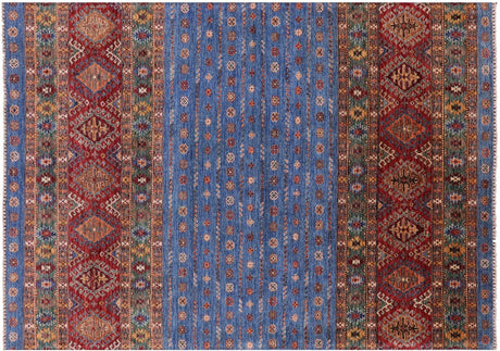 Hand Knotted Super Kazak Khorjin Wool Rug - Manhattan Rugs