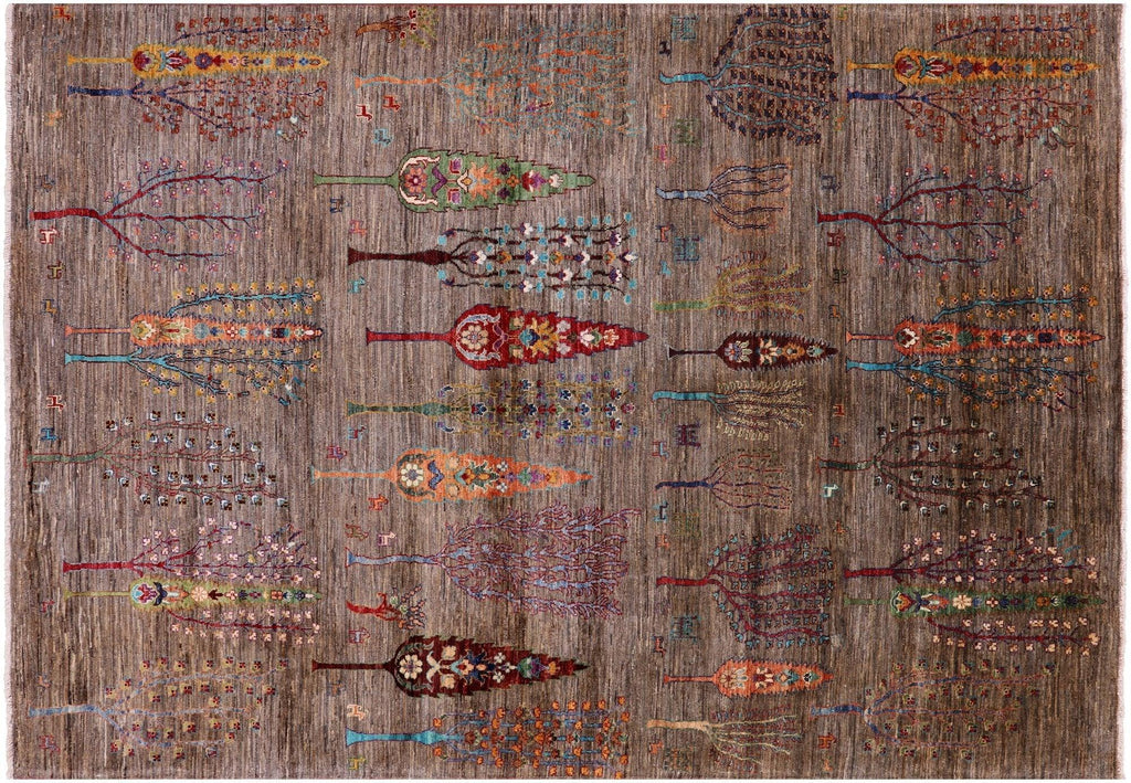 Tribal Persian Gabbeh Hand Knotted Wool Rug - Manhattan Rugs