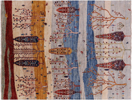 Tribal Persian Gabbeh Hand-Knotted Rug - Manhattan Rugs