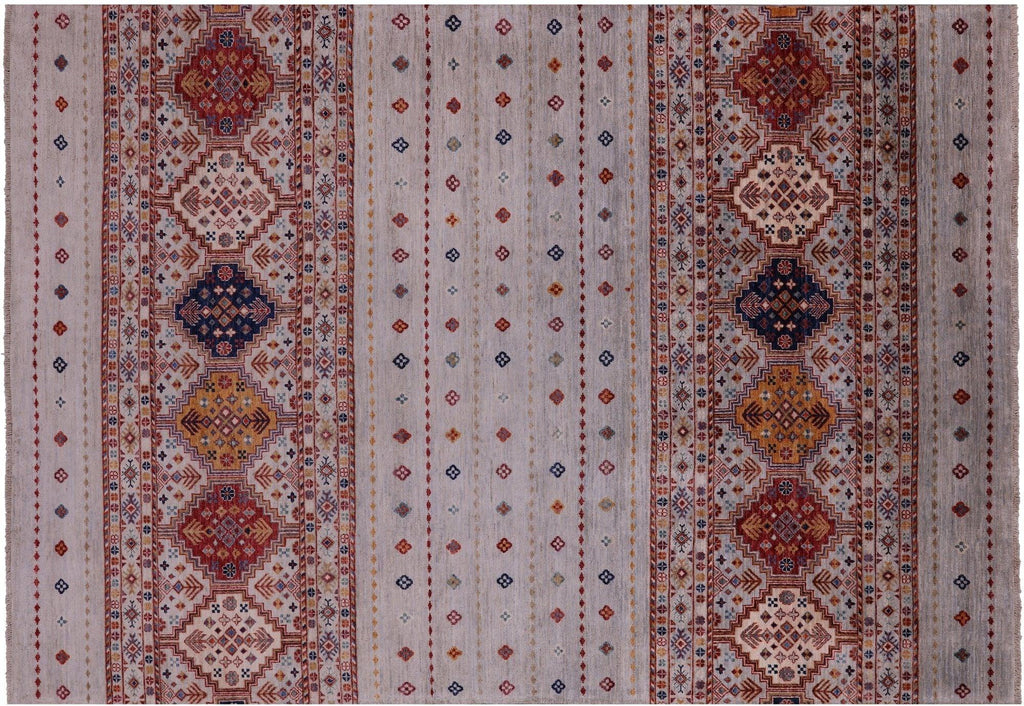 Hand Knotted Khorjin Super Kazak Rug - Manhattan Rugs