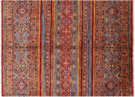 Super Kazak Khorjin Hand Knotted Rug - Manhattan Rugs