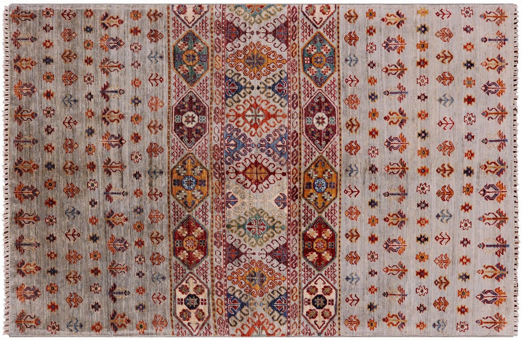 Super Kazak Khorjin Hand-Knotted Rug - Manhattan Rugs