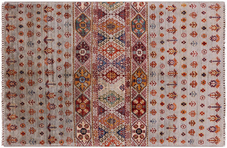 Super Kazak Khorjin Hand-Knotted Rug - Manhattan Rugs