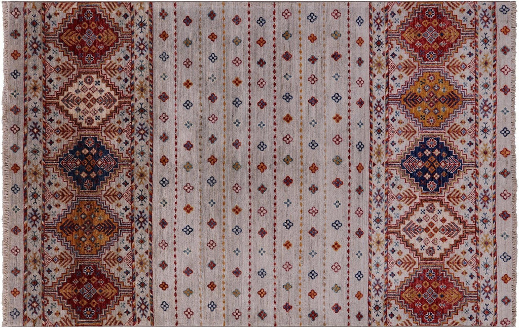 Super Kazak Khorjin Hand-Knotted Rug - Manhattan Rugs