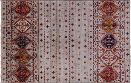 Super Kazak Khorjin Hand-Knotted Rug - Manhattan Rugs