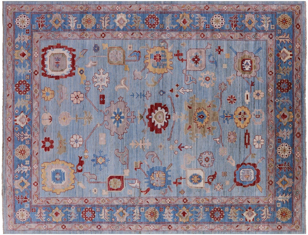 Oushak Hand Knotted Area Rug - Manhattan Rugs