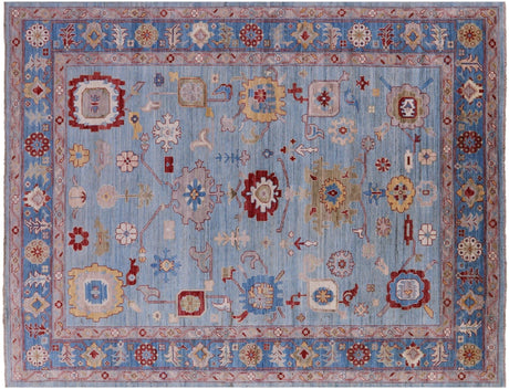 Oushak Hand Knotted Area Rug - Manhattan Rugs