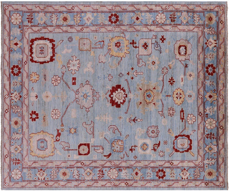 Hand Knotted Oushak Wool Rug - Manhattan Rugs