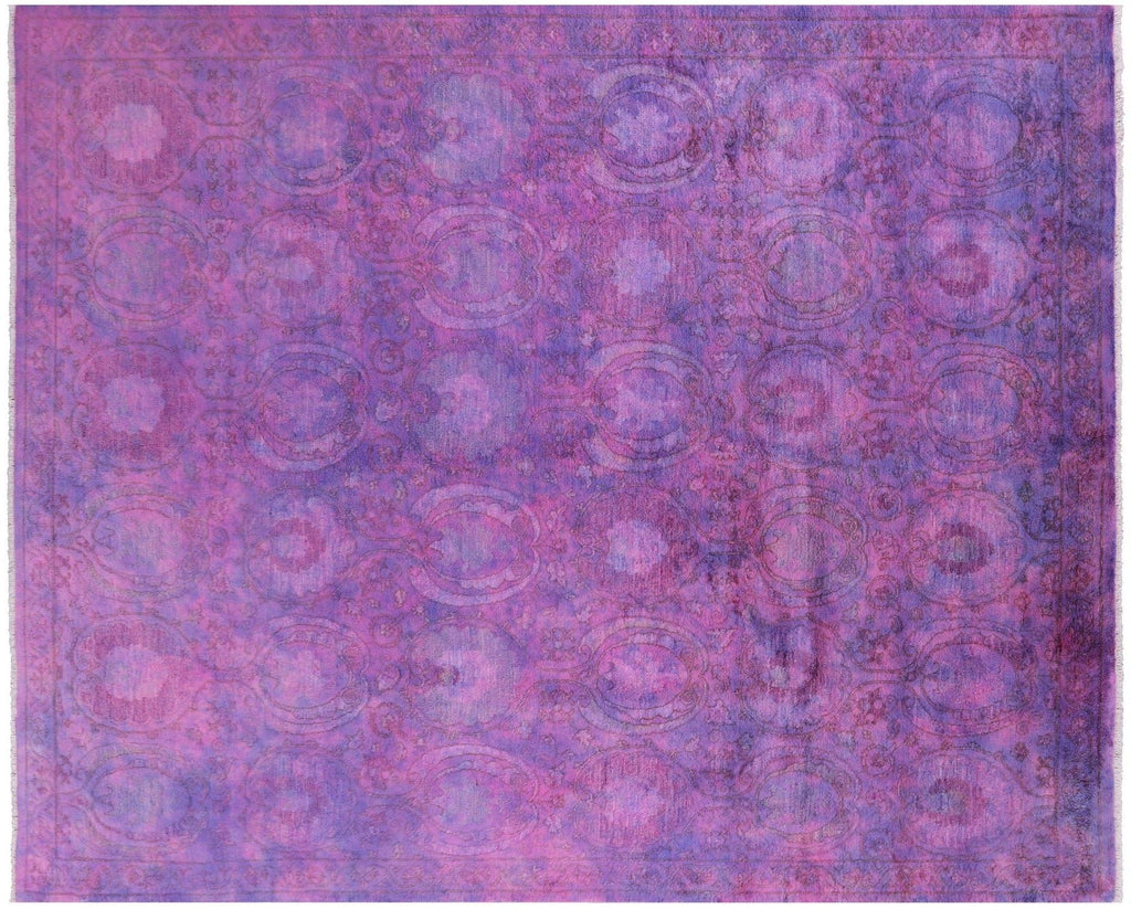 Overdyed Full Pile Hand-Knotted Rug - Manhattan Rugs