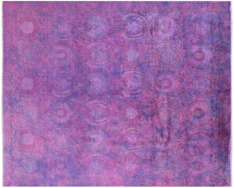 Overdyed Full Pile Hand-Knotted Rug - Manhattan Rugs