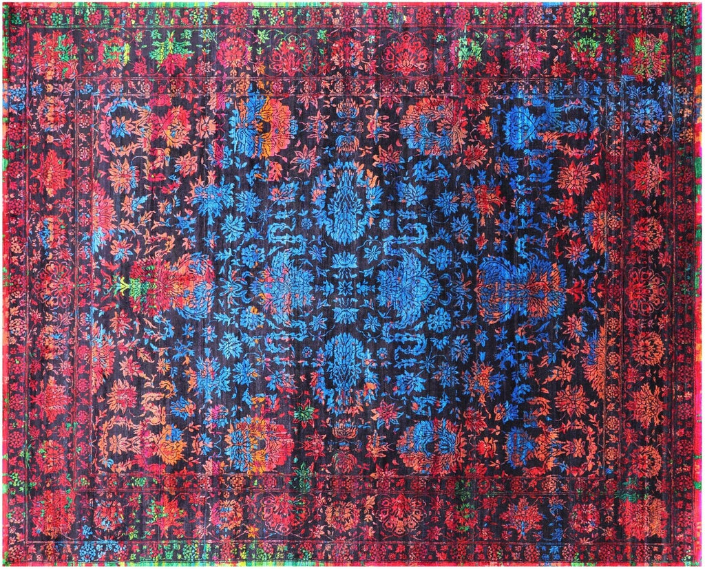 Hand Knotted Silk Persian Rug - Manhattan Rugs