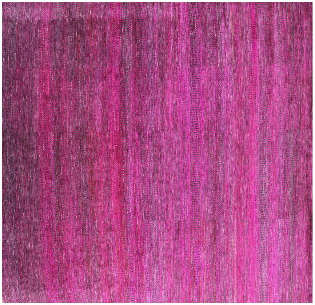 Square Hand-Knotted Savannah Grass Gabbeh Wool & Silk Rug - Manhattan Rugs