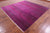 Pink 9' Square Hand-Knotted Super Savannah Gabbeh Wool & Silk Rug - Q6059