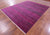 Pink 7' 11" X 9' 10" Super Savannah Gabbeh Handmade Wool & Silk Rug - Q6064