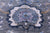 SUPER SALE Grey Wool & Silk Persian Tabriz Hand Knotted Rug 7' 11" X 10' 1" - Q6073