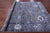 SUPER SALE Grey Wool & Silk Persian Tabriz Hand Knotted Rug 7' 11" X 10' 1" - Q6073