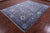SUPER SALE Grey Wool & Silk Persian Tabriz Hand Knotted Rug 7' 11" X 10' 1" - Q6073