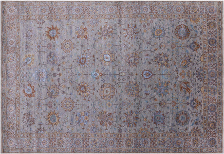 Wool & Silk Hand Knotted Persian Tabriz Rug - Manhattan Rugs
