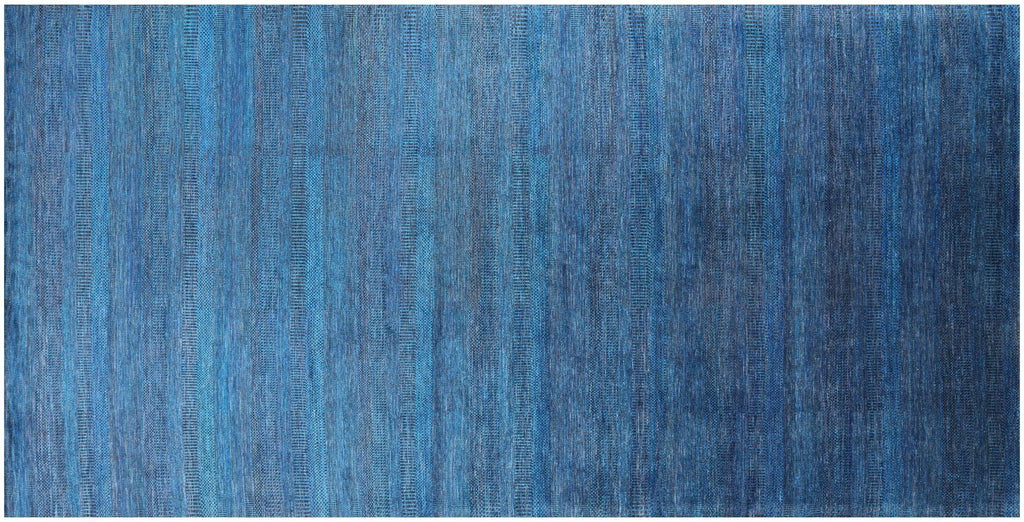 Wool & Silk Savannah Grass Gabbeh Hand Knotted Rug - Manhattan Rugs