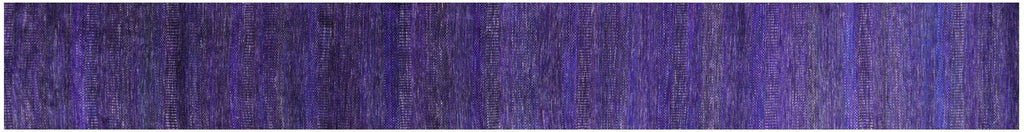 Super Savannah Gabbeh Handmade Wool & Silk Runner Rug - Manhattan Rugs