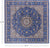 Square Persian Nain Handmade Wool & Silk Rug - Manhattan Rugs